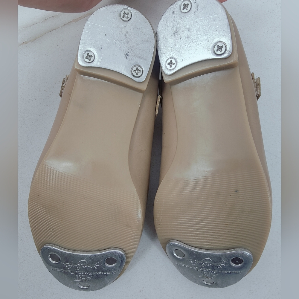 American Ballet Theatre ABT Toddler Girls' Spotlight Mary Jane Tap Shoes, 8 - Picture 8 of 9